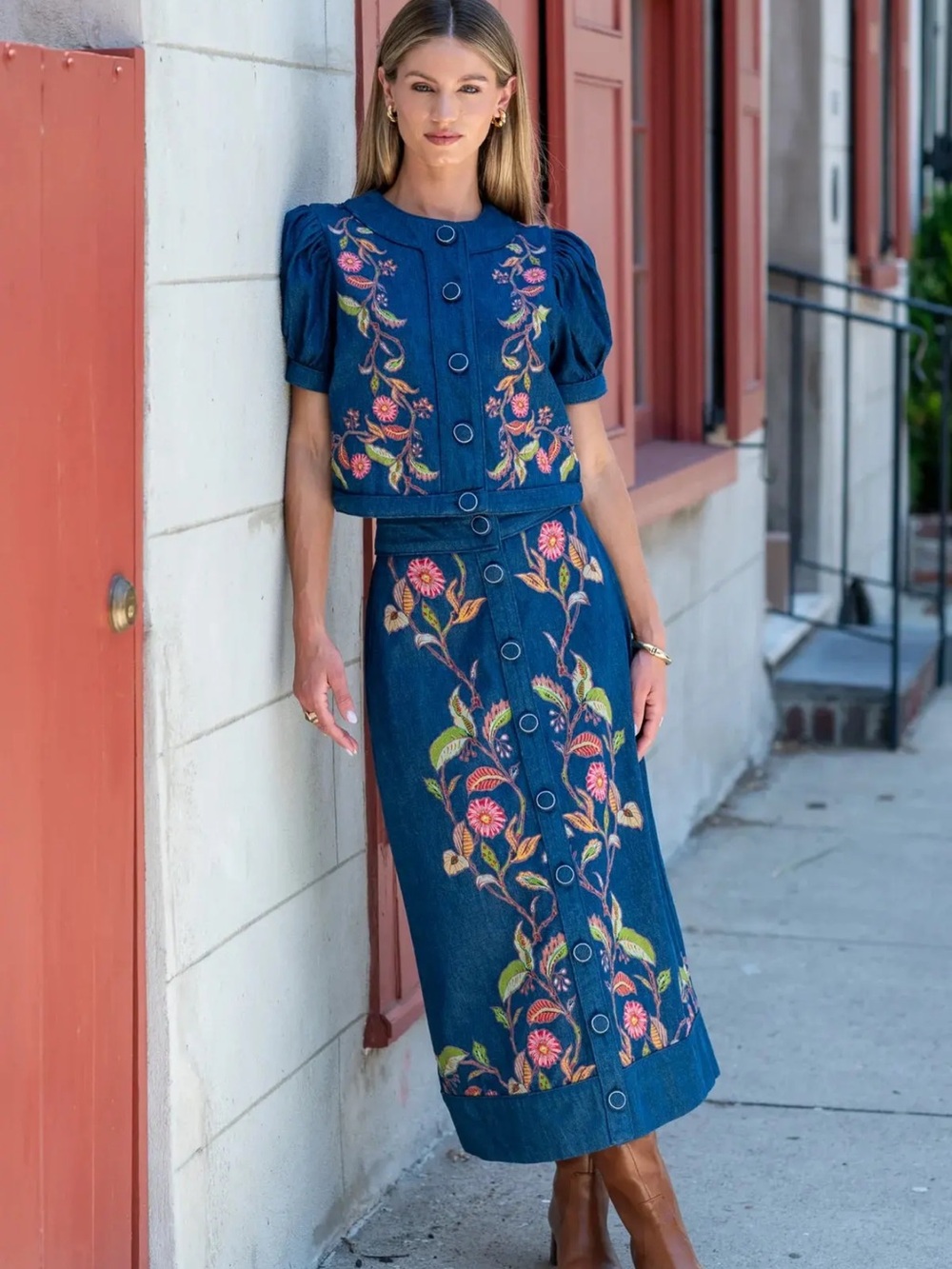 Elizabeth James Frannie Skirt